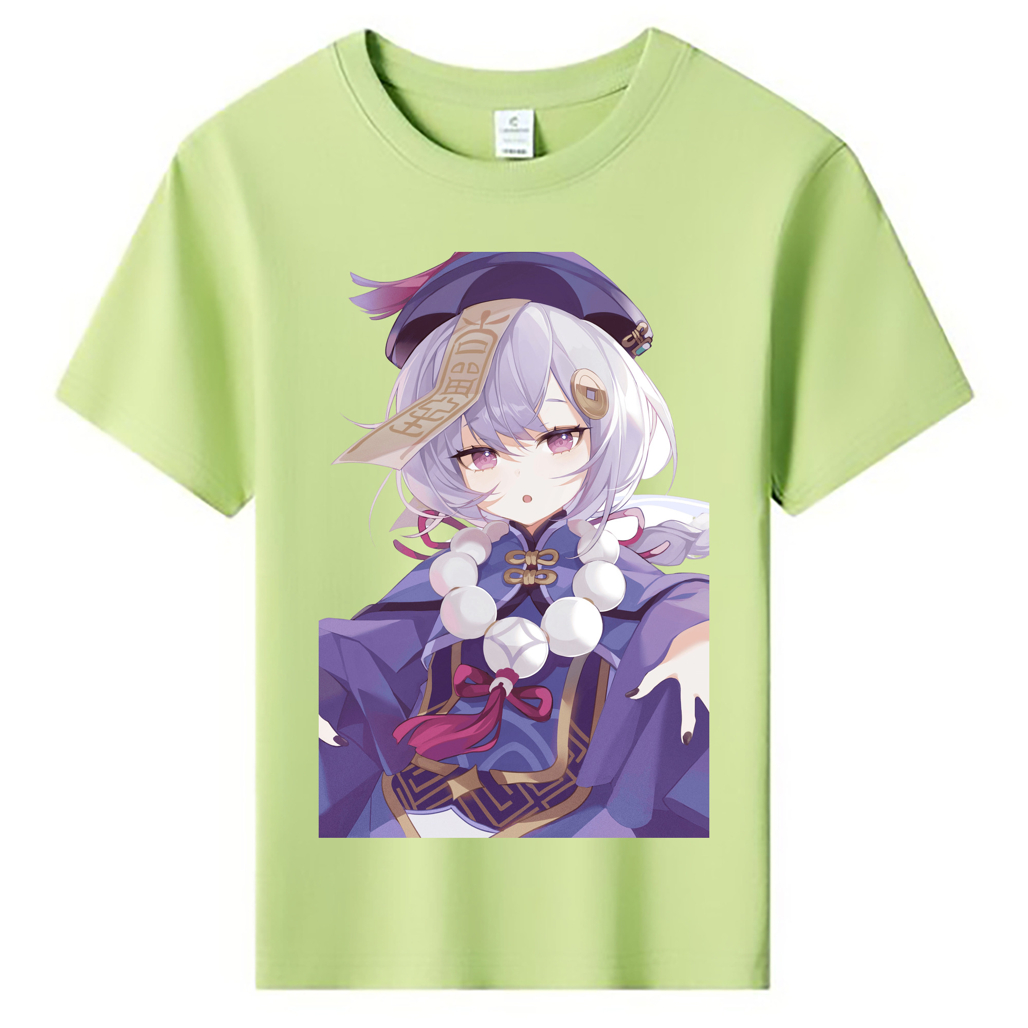 げんし神 七七 なな  genshin Nana 綿100％キッズTシャツ（フロントプリント）